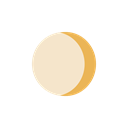 Moon- Waxing Crescent icon